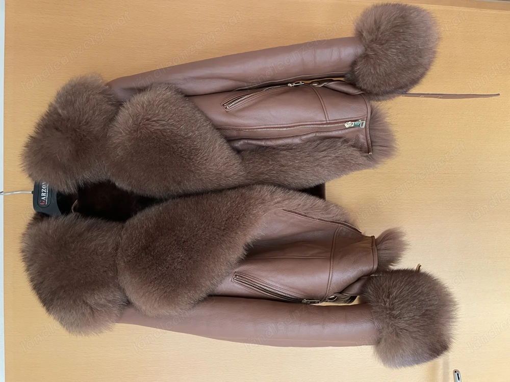 Schöne hochwertige Jacke zu verkaufen   Echtes Fell & echtes Leder