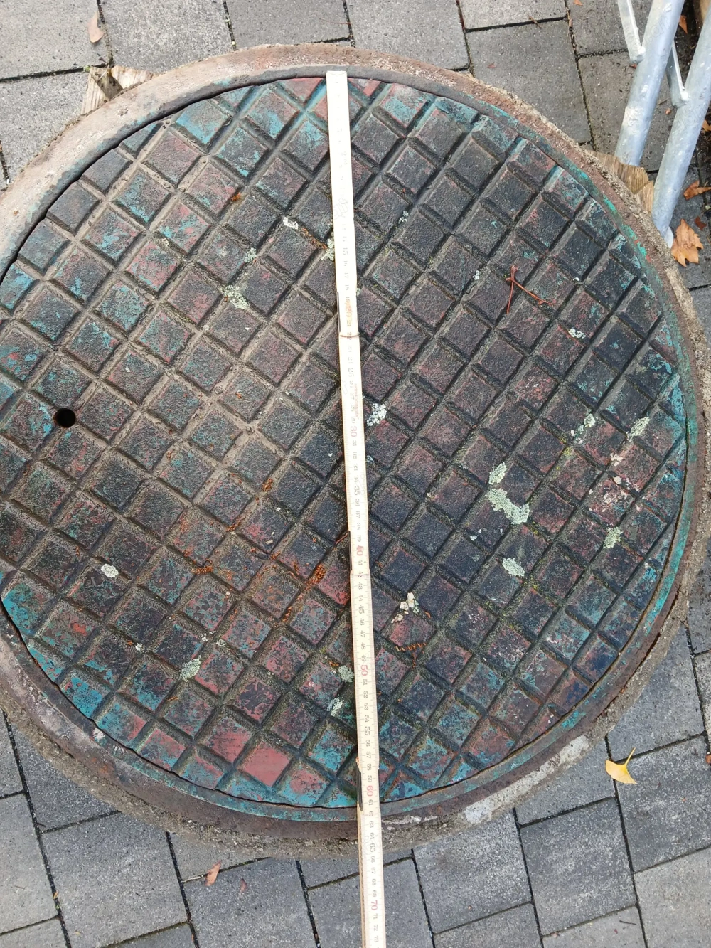 Kanaldeckel Guss mit Ring