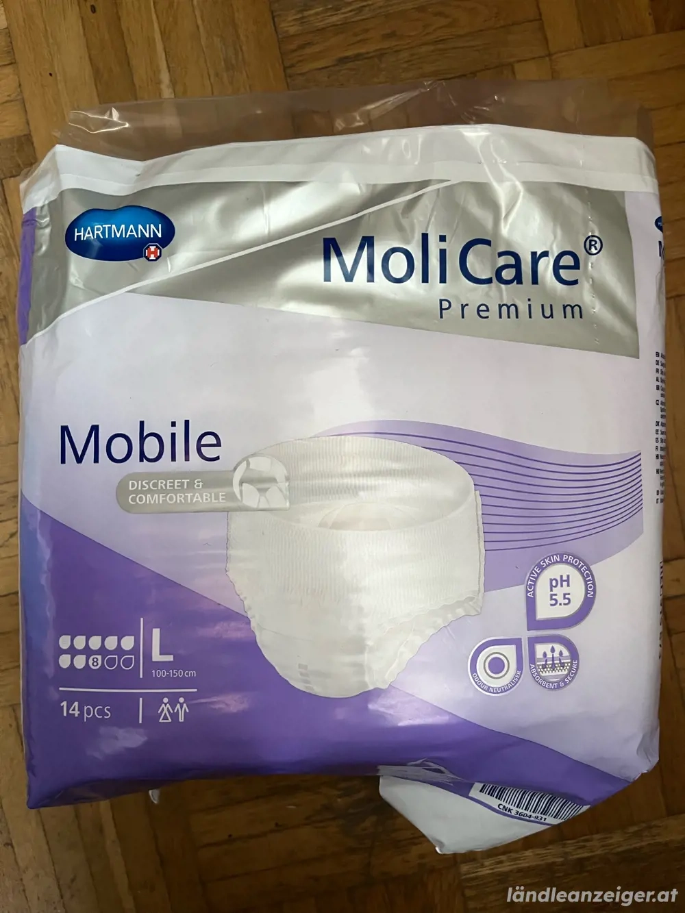 Windeln bei Inkontinenz