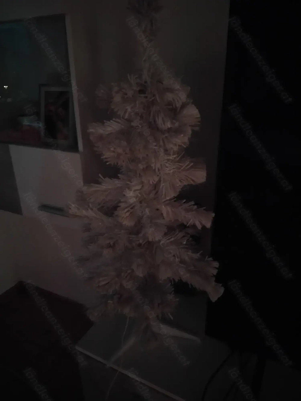 Künstlicher weisser Weihnachtsbaum 80cm