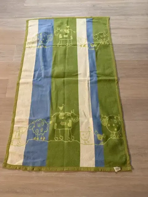 Kuscheldecke grün, Babydecke, Fussenegger