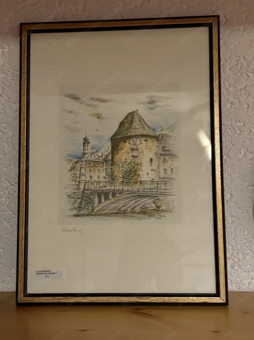 Zwei Kunstdrucke von Feldkirch