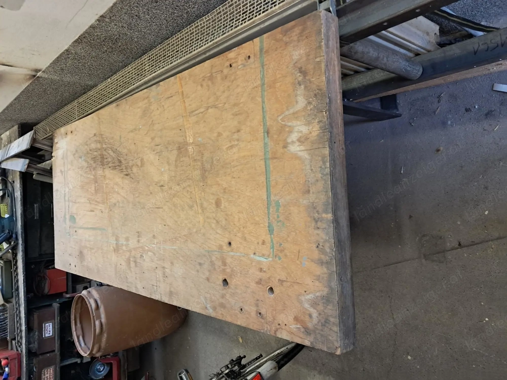 Platte für Werkstatttisch