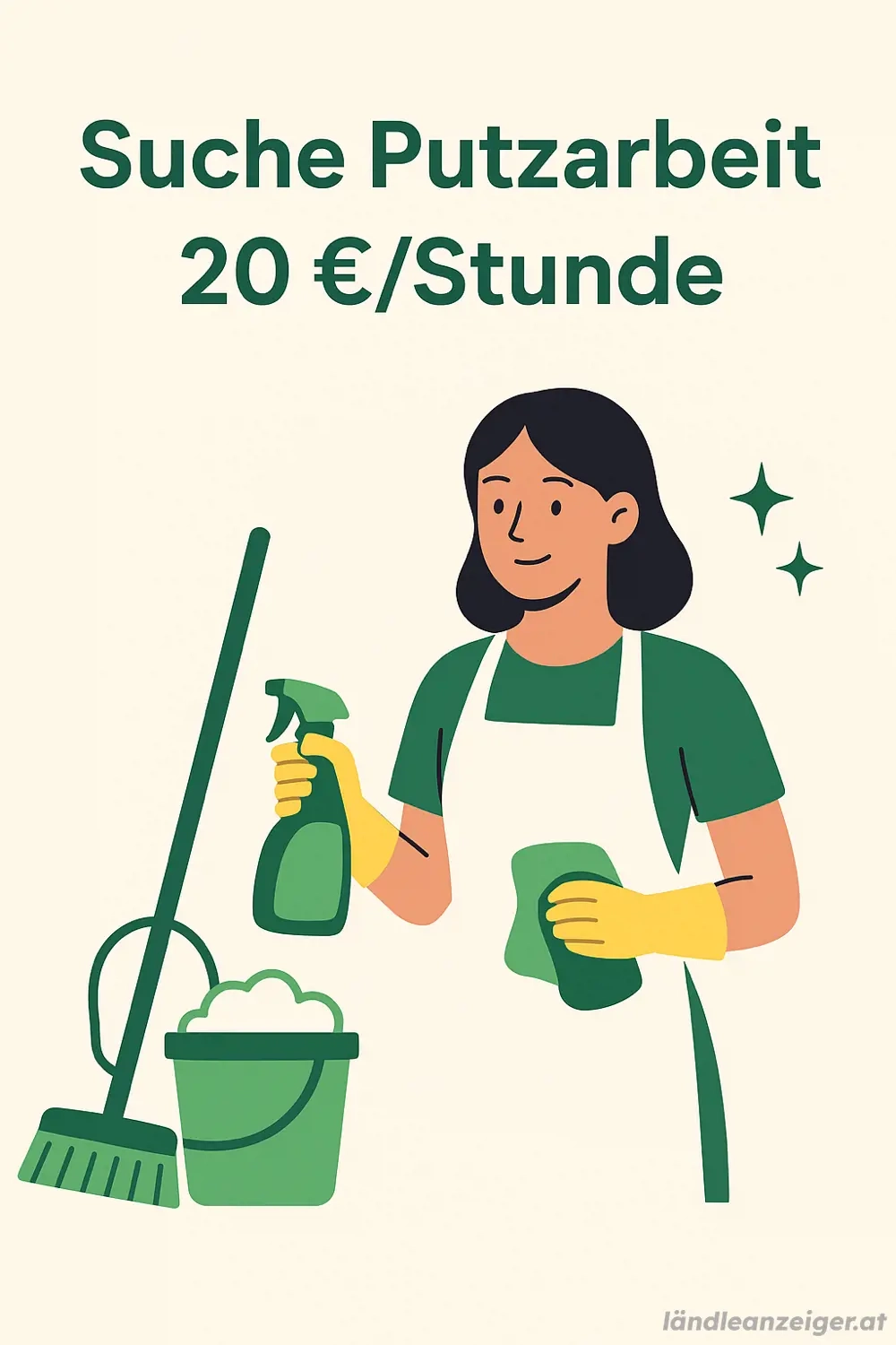 Suche Arbeit als Reinigungskraft I