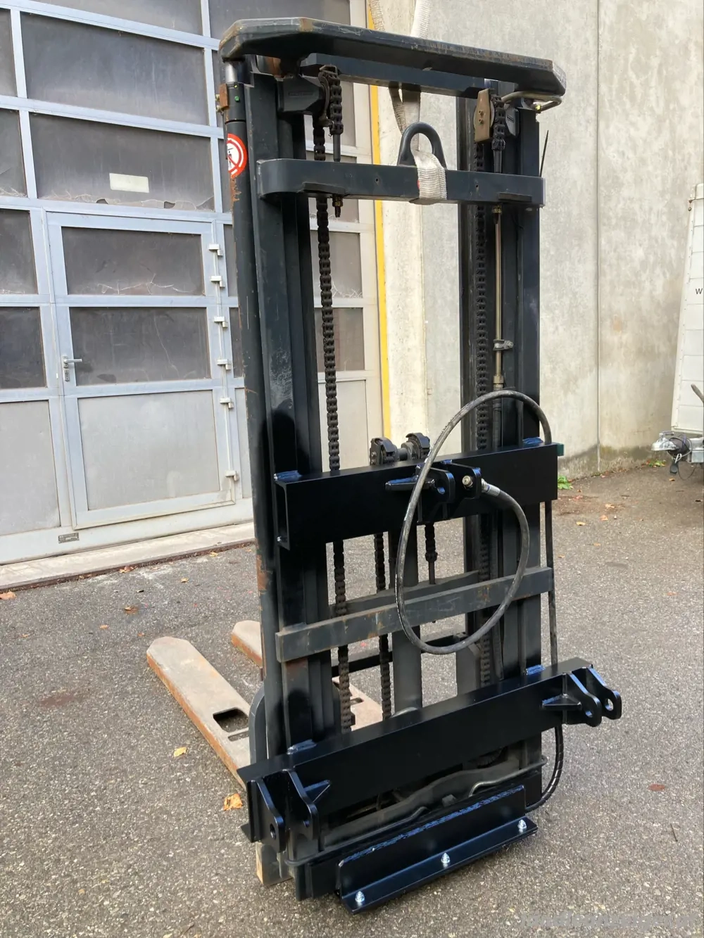 Hubmast auf dreipunkt.