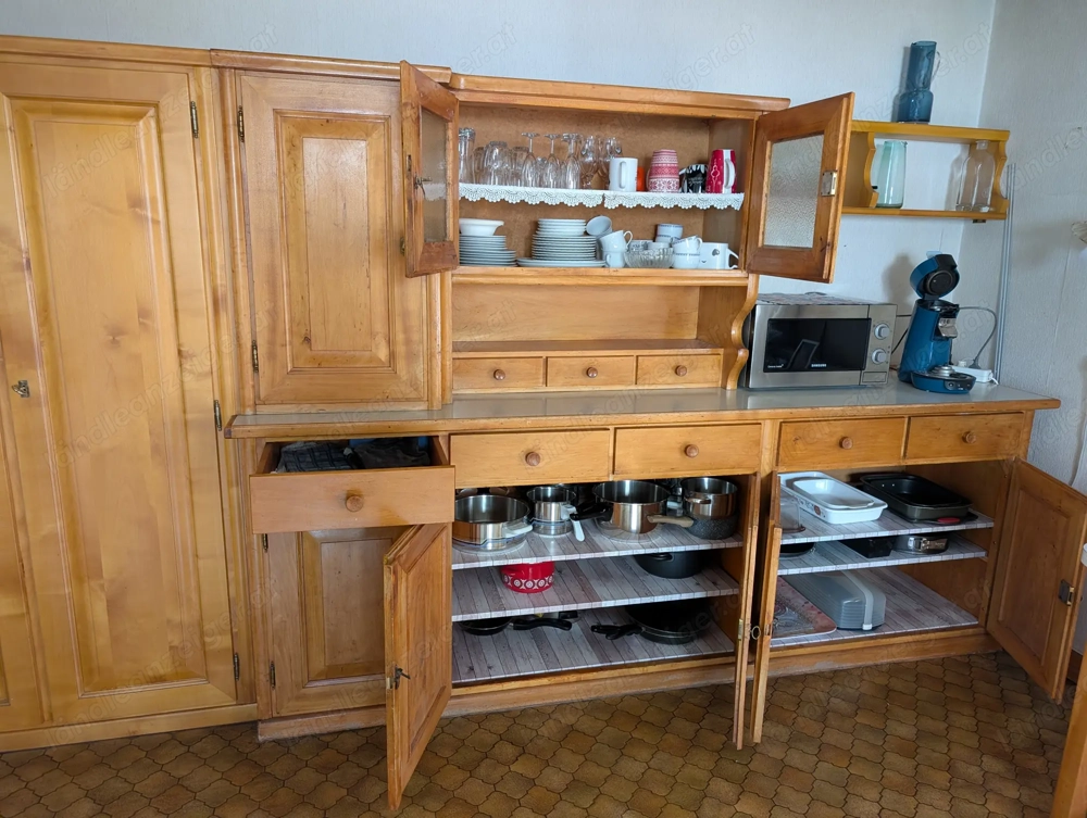 Küchenschrank   Anrichte Vollholz