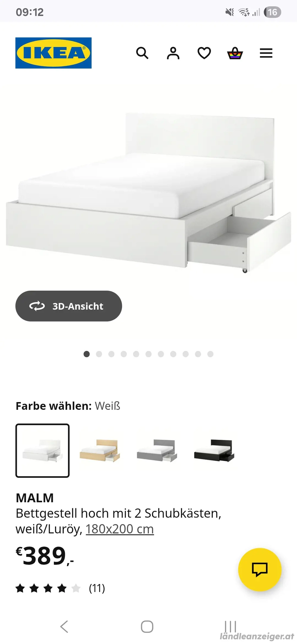 Ikea Bett Malm