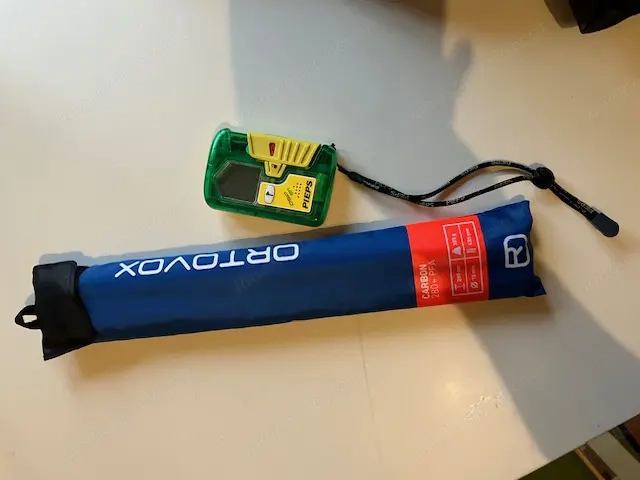 Lawinensuchgerät und  Lawinensonde Carbon