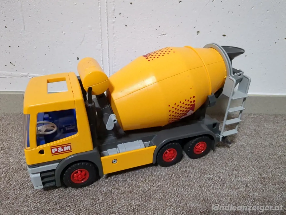 Betonmischer Playmobil Kinderspielzeug 