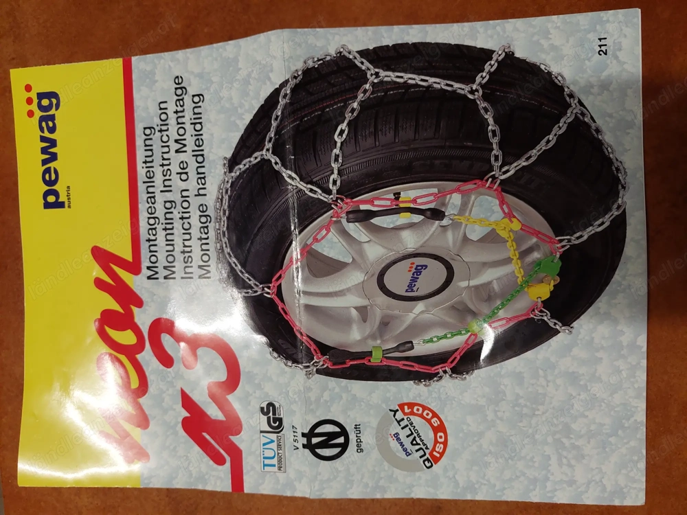 Schneeketten, fast nie gebraucht