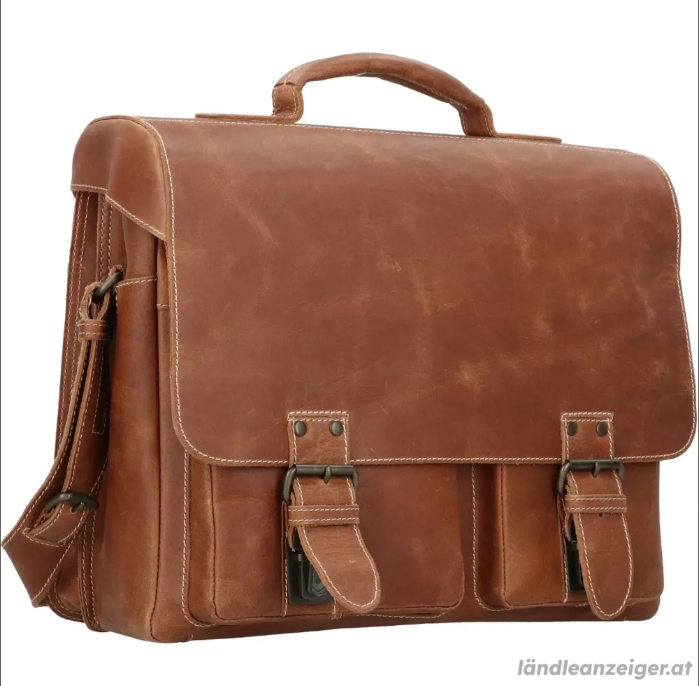 Ledertasche Schultasche Laptoptasche