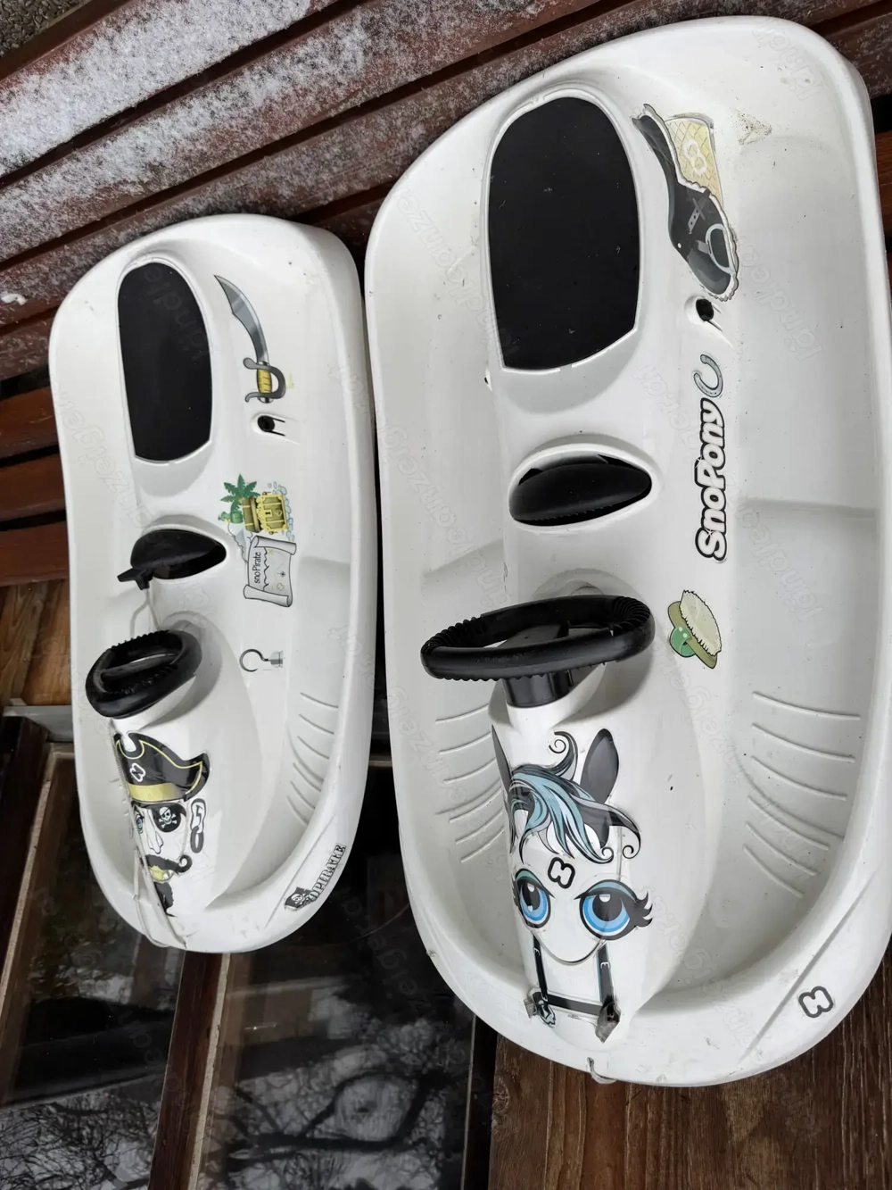 2 Ski-Lenkbobs zu verschenken 