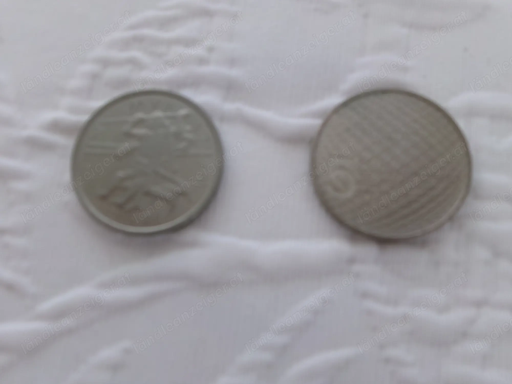 2 x 5 CH-Franken Sondermünzen