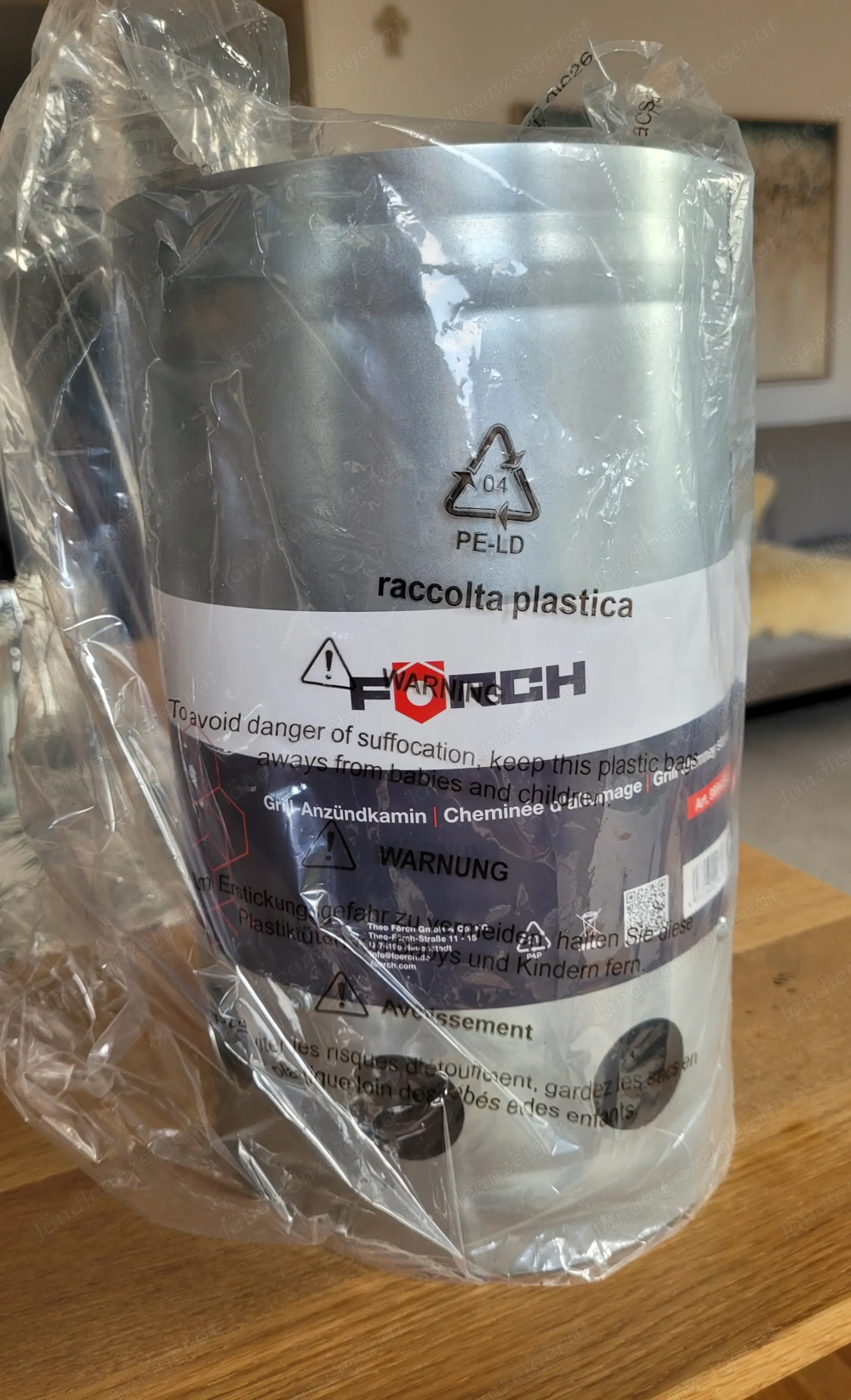 Anzündkamin Förch, NEU, unbenutzt