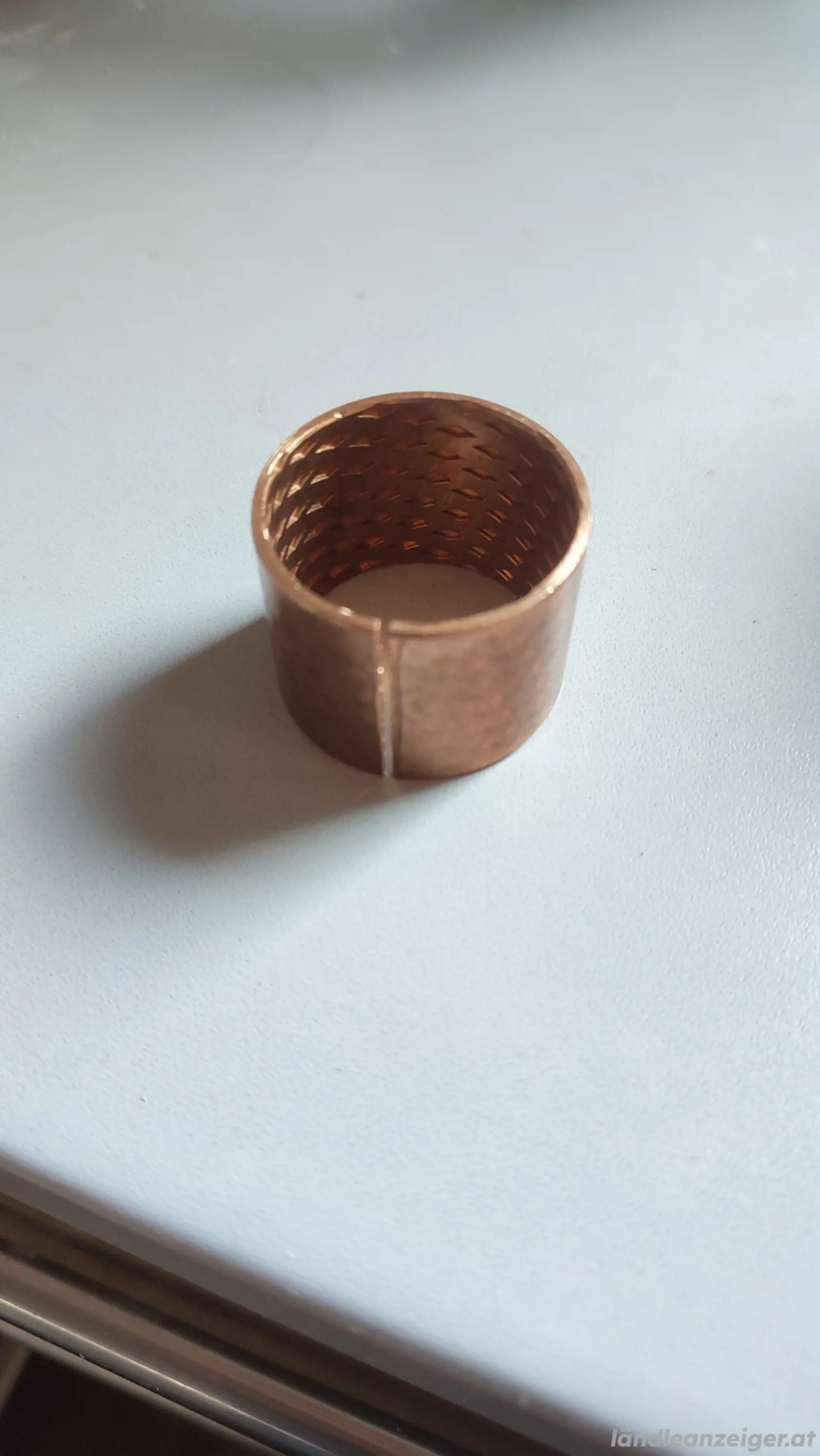 Serviettenhalter aus Kupfer