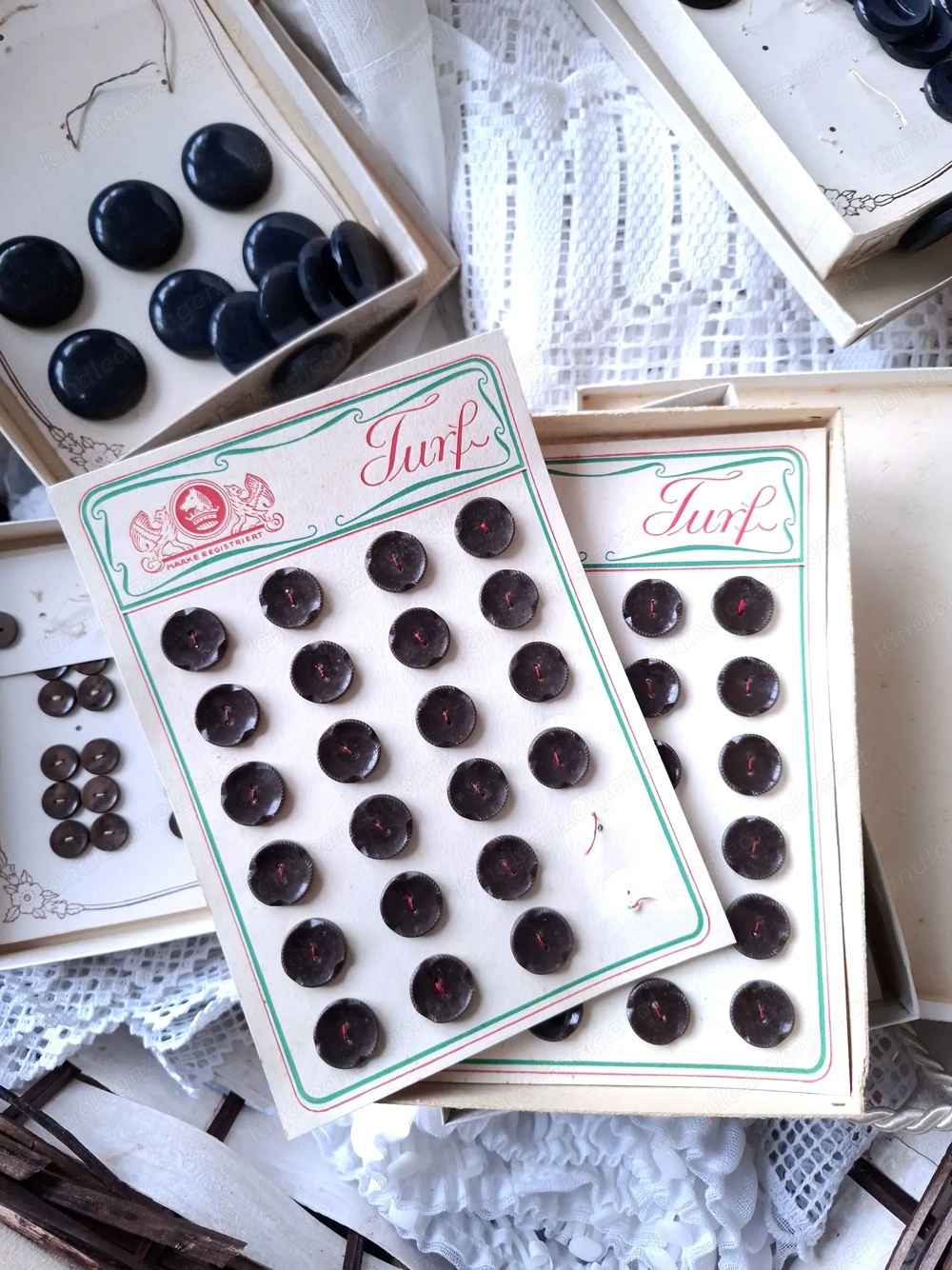 Alte schöne Kleiderknöpfe | zirka 1900 - 1915 | Zustand Neu