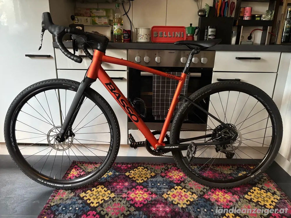 Gravel Basso Tera Apex Orange, 49cm