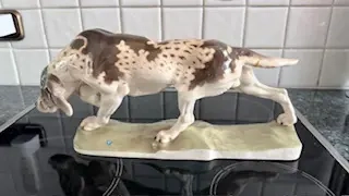 Nymphenburg Porzellan Hund