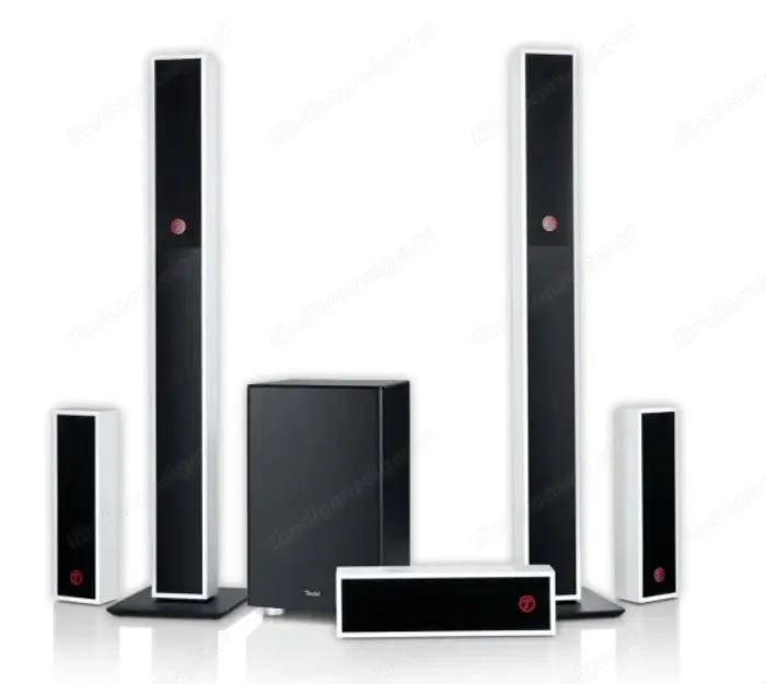Teufel Columa 200 Power Edition "5.1-Set M mit Yamaha RX-V475 5.1-Kanal Netzwerk AV-Receiver.