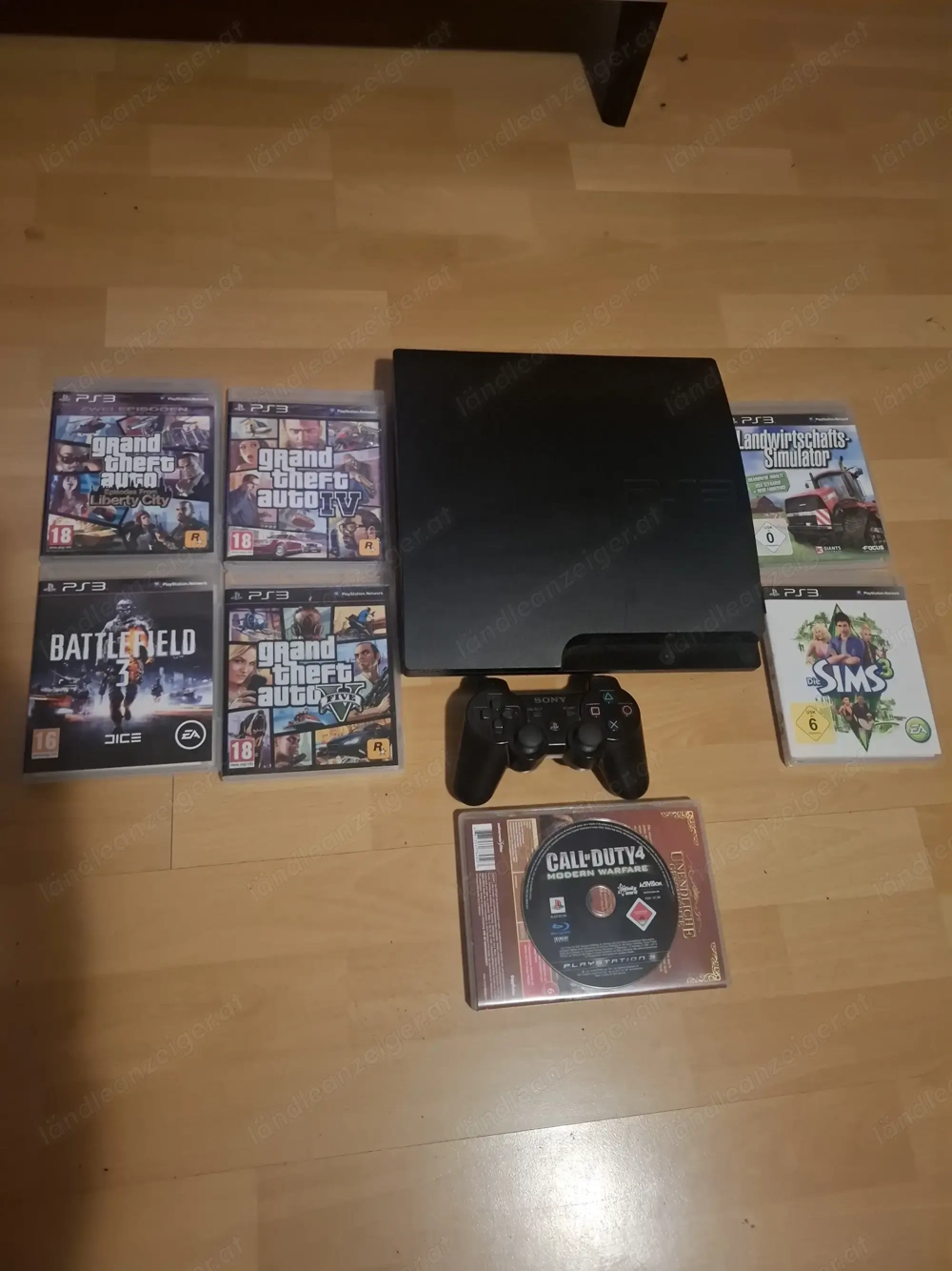 Playstation 3 mit 1Controllern