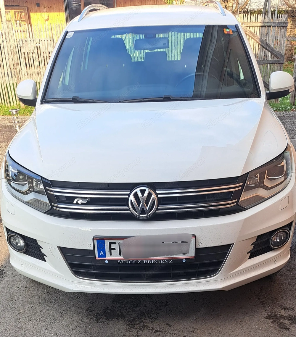 VW Tiguan R Line  Weiß 