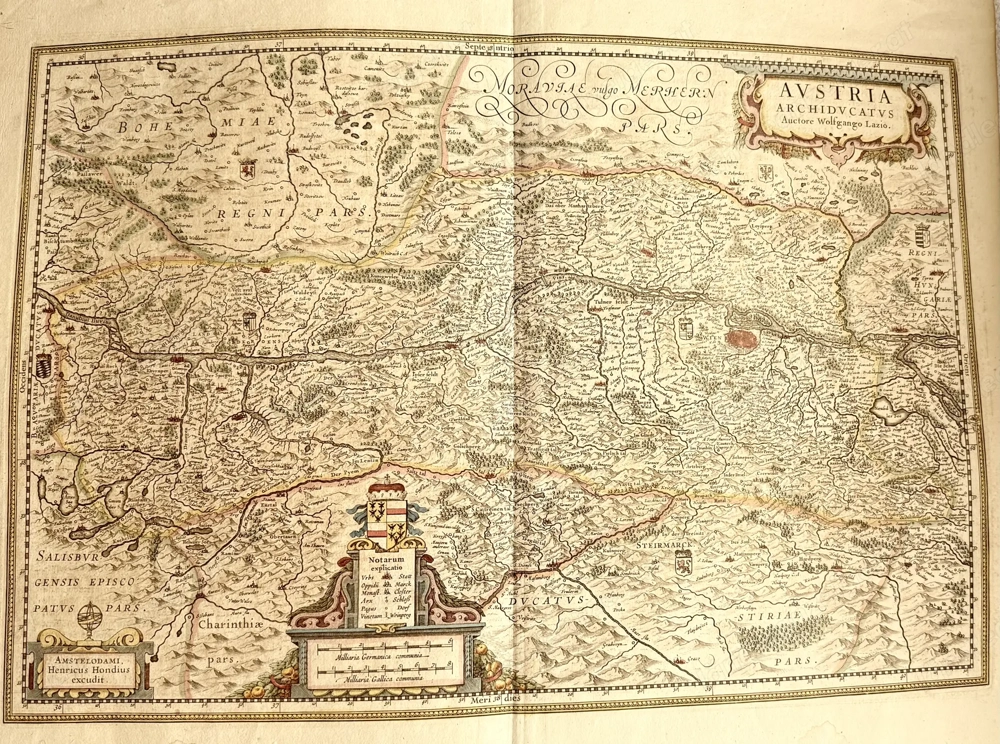 orig. Kupferstichkarte 1635
