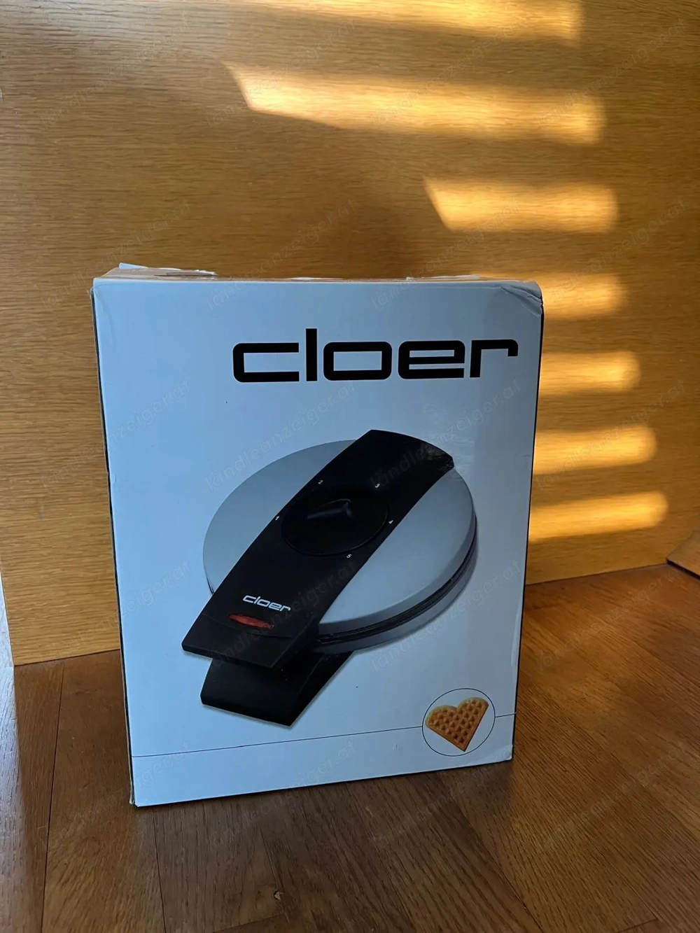 Verkaufe Cloer Herz-Waffeleisen **NAGELNEU**