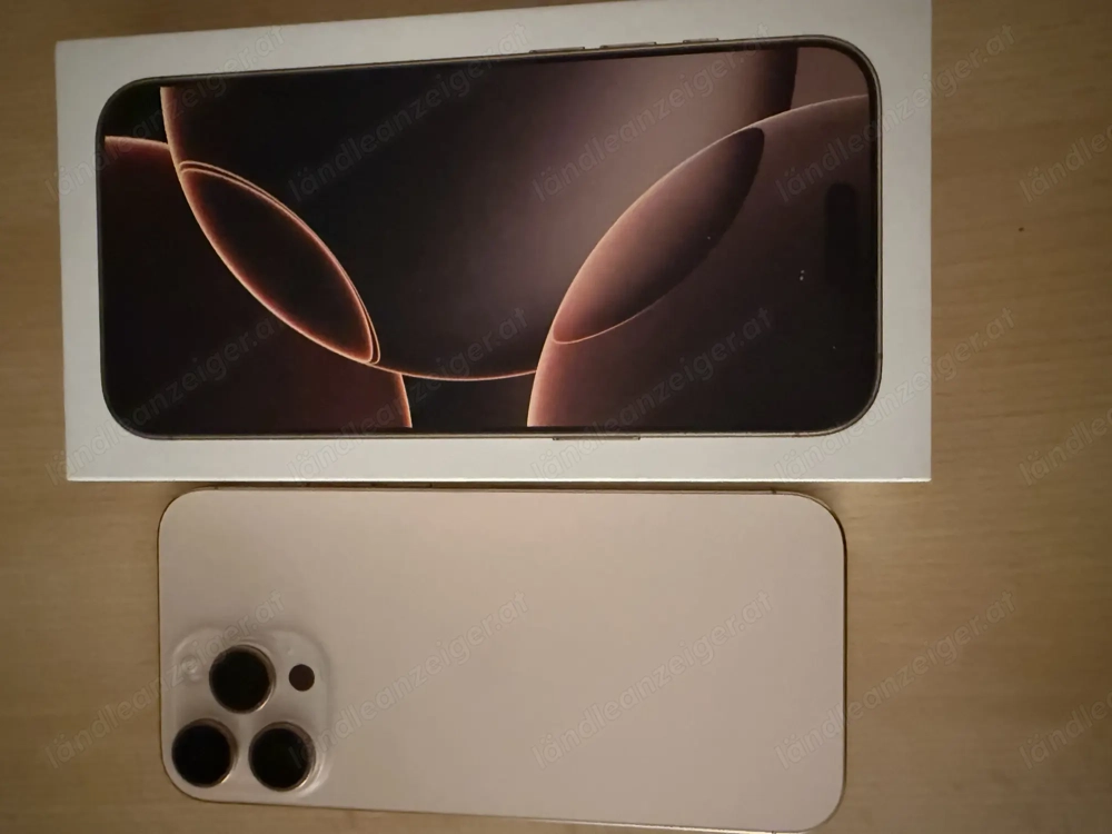 iPhone 16 Pro Max 258 GB Titan Wüstensand