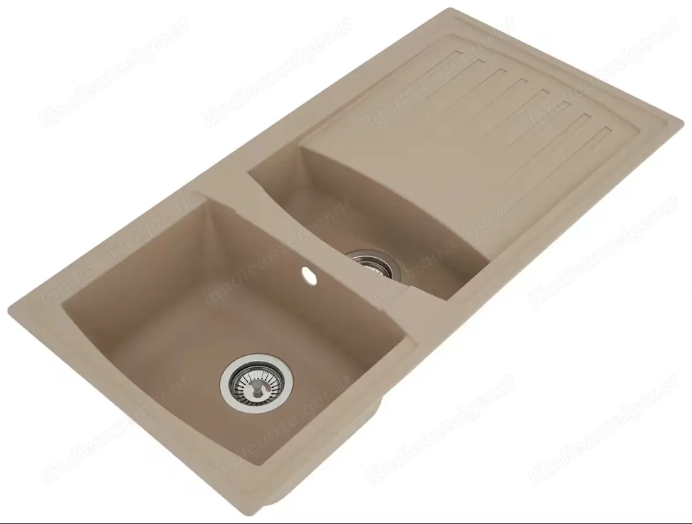 Spülbecken neu Originalverpackung Mineralwerkstoff