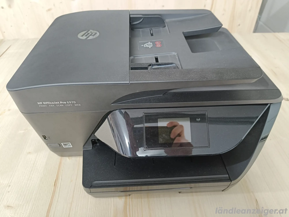 HP OfficeJet Pro 6970 Duplex Drucker Scanner Kopierer an Bastler zu verschenken