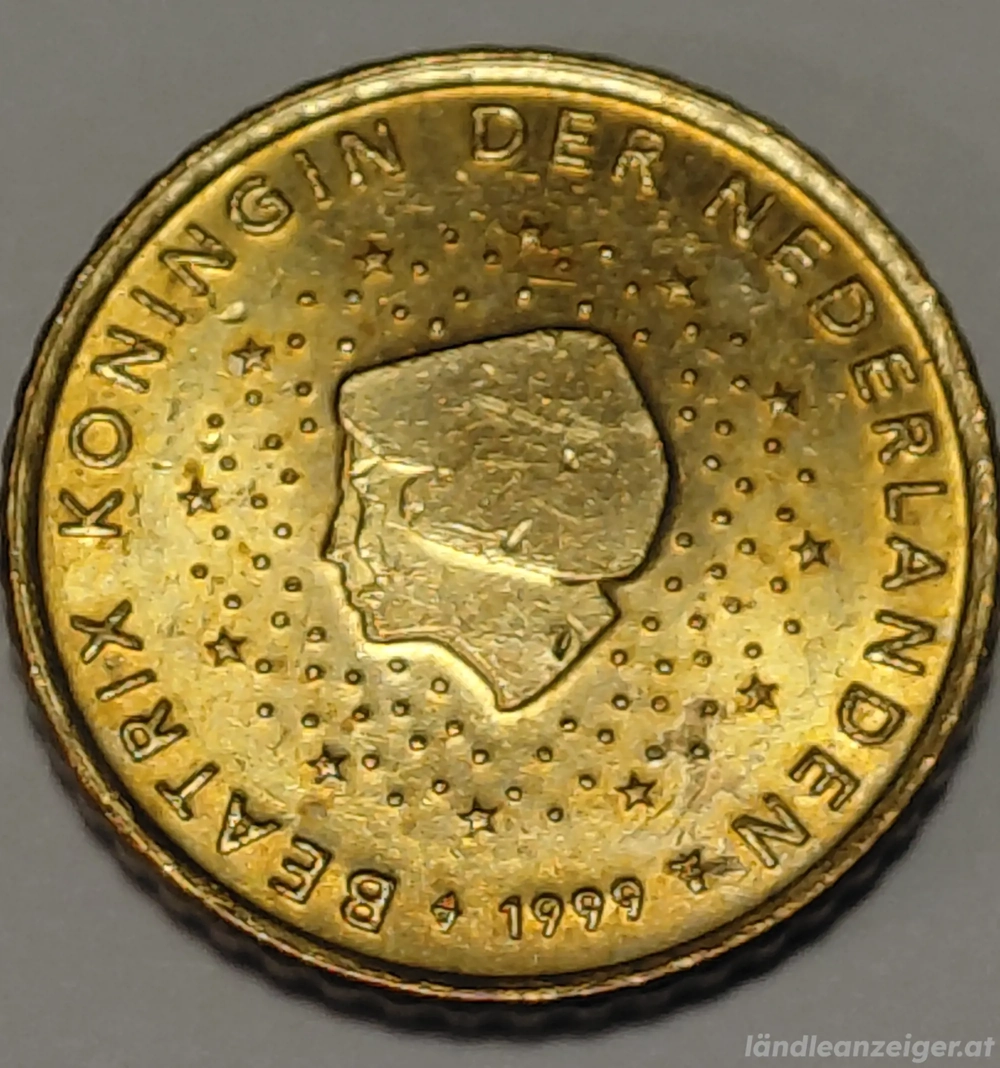 50 Cent Münze 1999 Königin Beatrix 