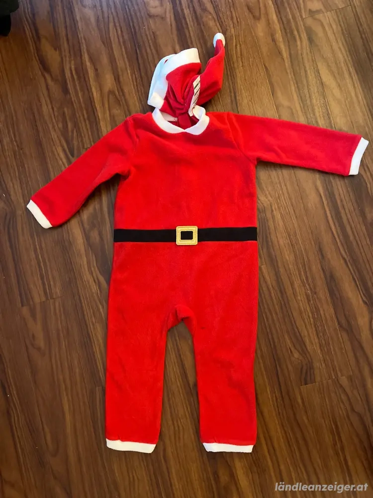 Weihnachtsmannkostüm Gr 86 92