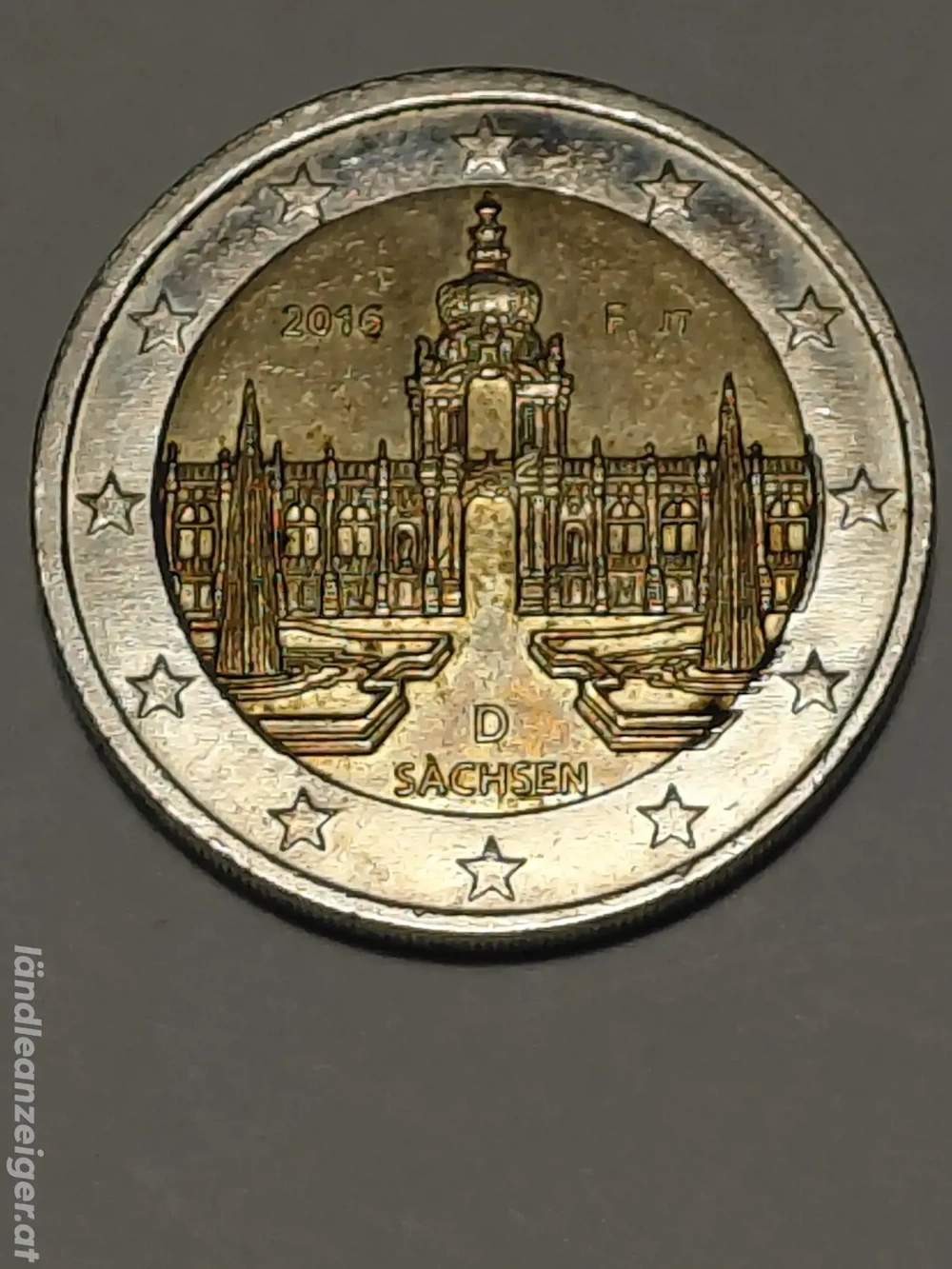 2 Euro Gedenkmünze BRD 2016 D Sachsen 