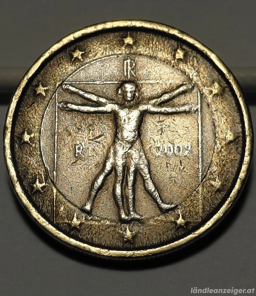 1 Euro Münze 2002 Italien Rarität 