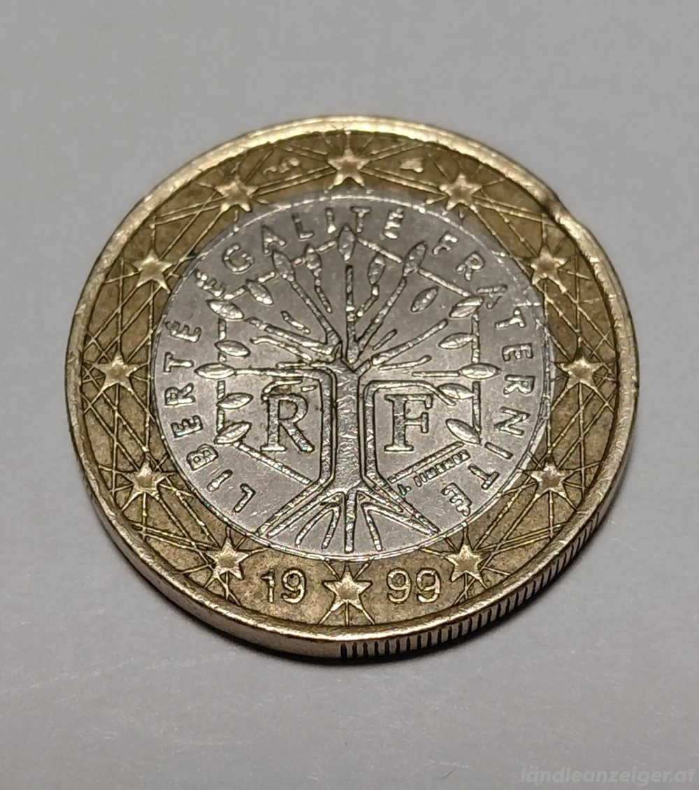 1 Euro Münze 1999 Liberte Egalite Fraternite 