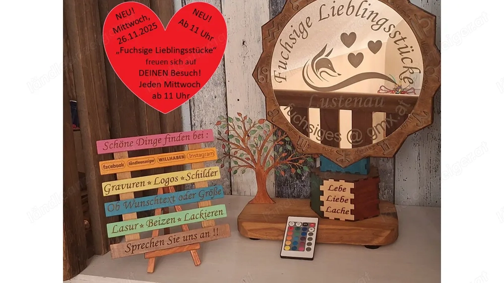 NEU! Komm vorbei! Ab Mittwoch, 26.11.2025 ab 11 Uhr