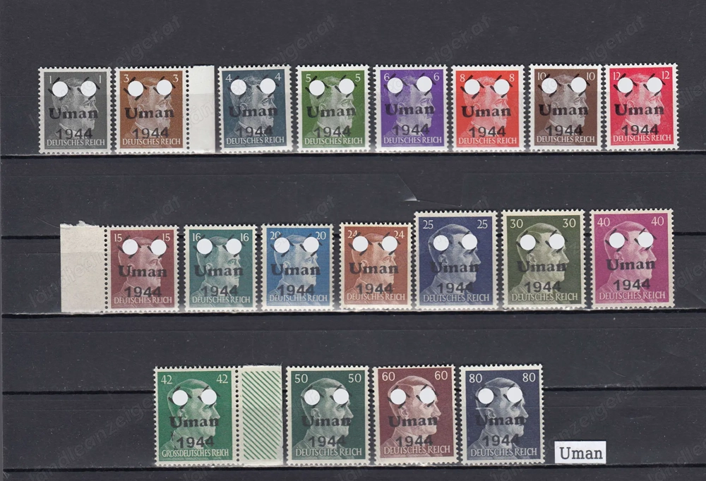 Briefmarkensammlung EU Lokalausgaben Postfrisch