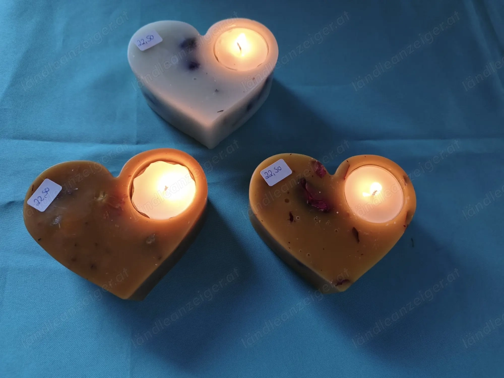 Kerzen und dekoratives aus Bienenwachs 