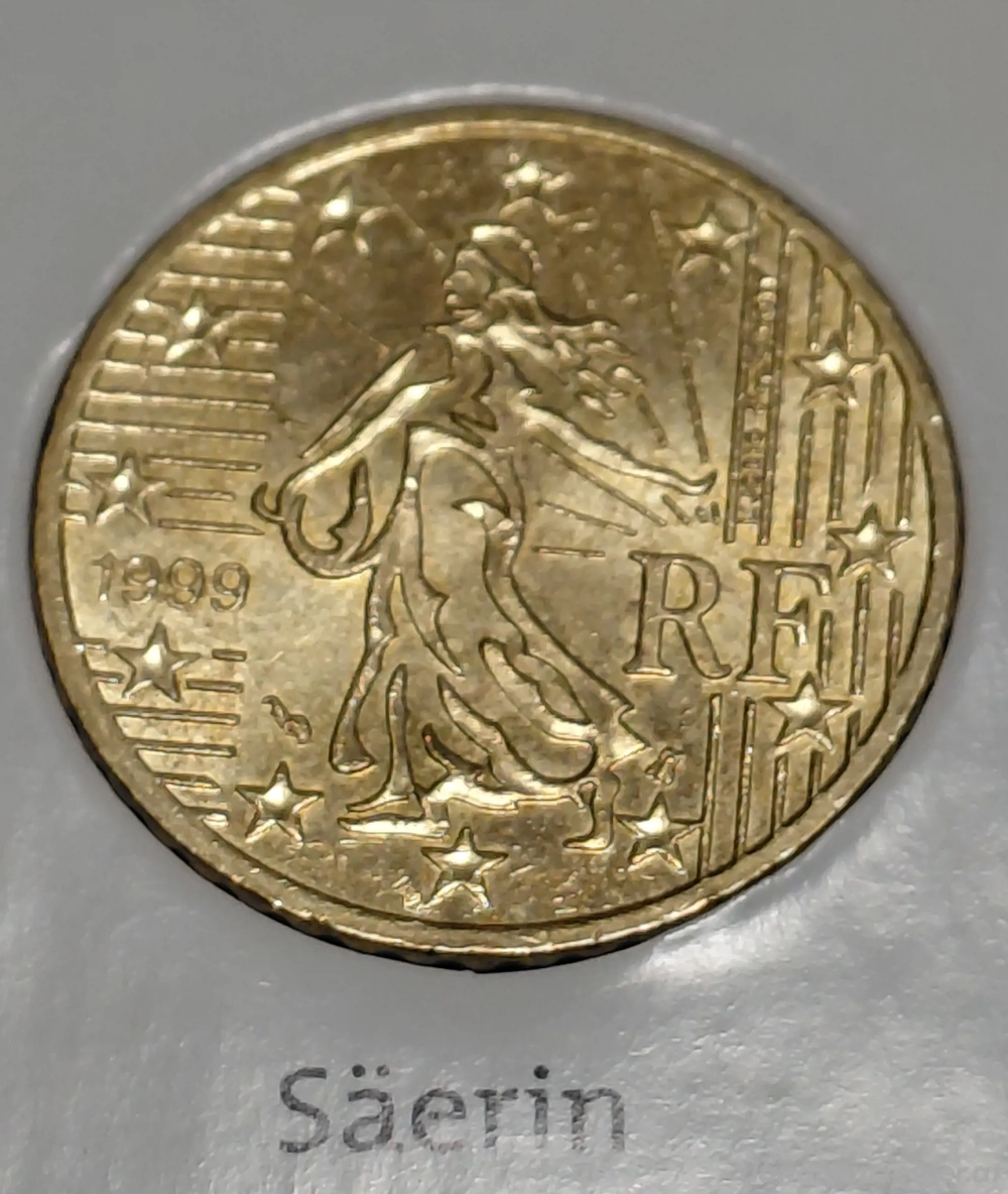50 Cent Münze 1999 Frankreich 