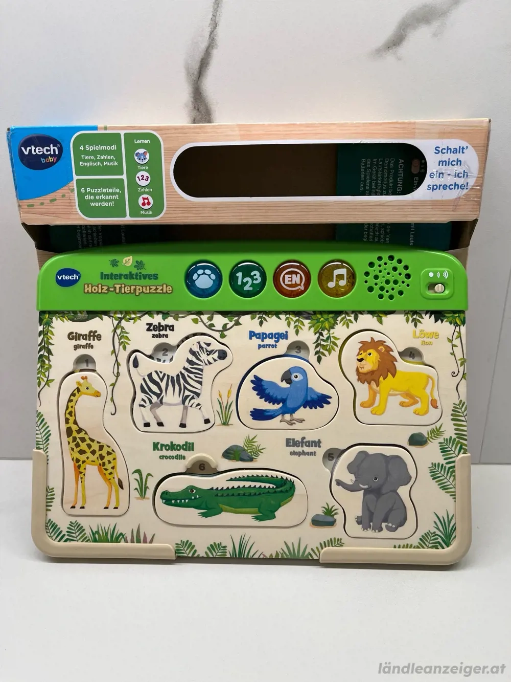 vtech - Interaktives Holz-Tierpuzzle
