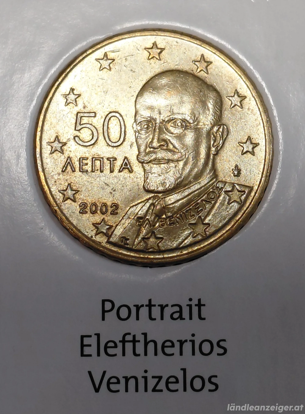 50 Cent Münze Griechenland 2002