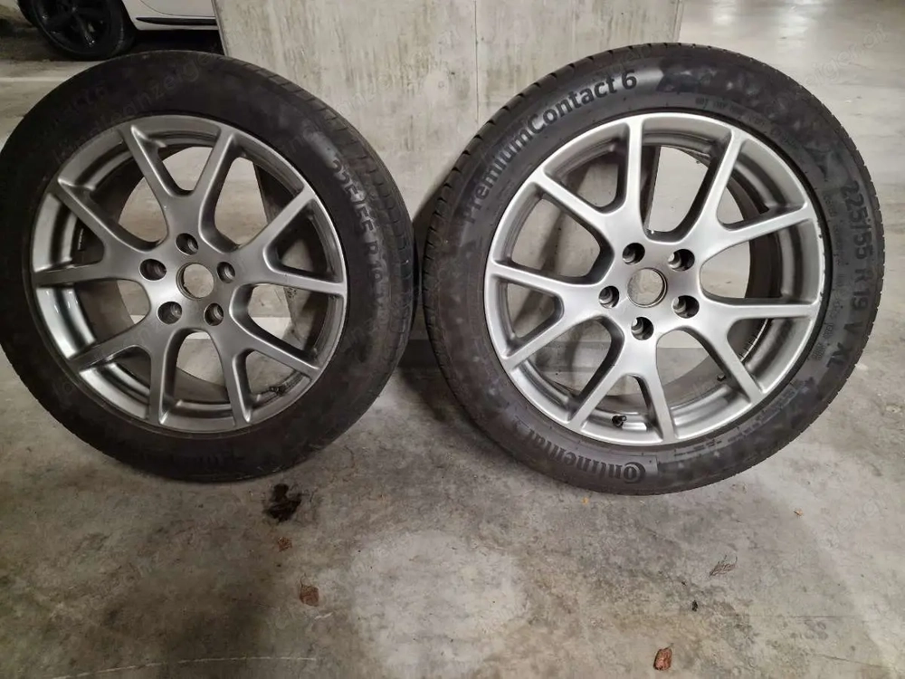 19" Alufelgen + Continental Reifen Fiat Freemont   Dodge Journey
