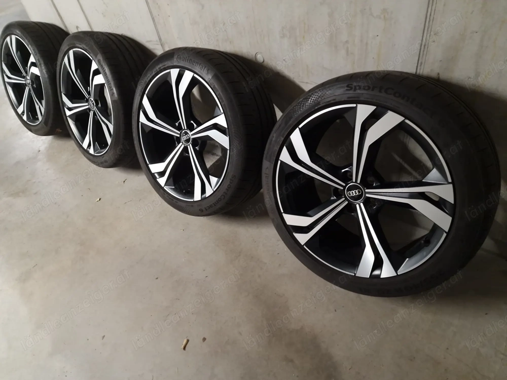 Original AUDI SPORT Alufelgen Q3 SQ3 8,5Jx20" inkl. Conti Reifen