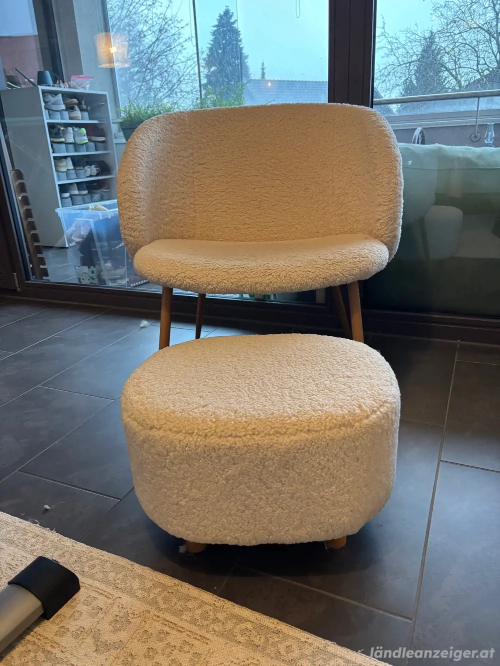 Loungesessel samt Hocker