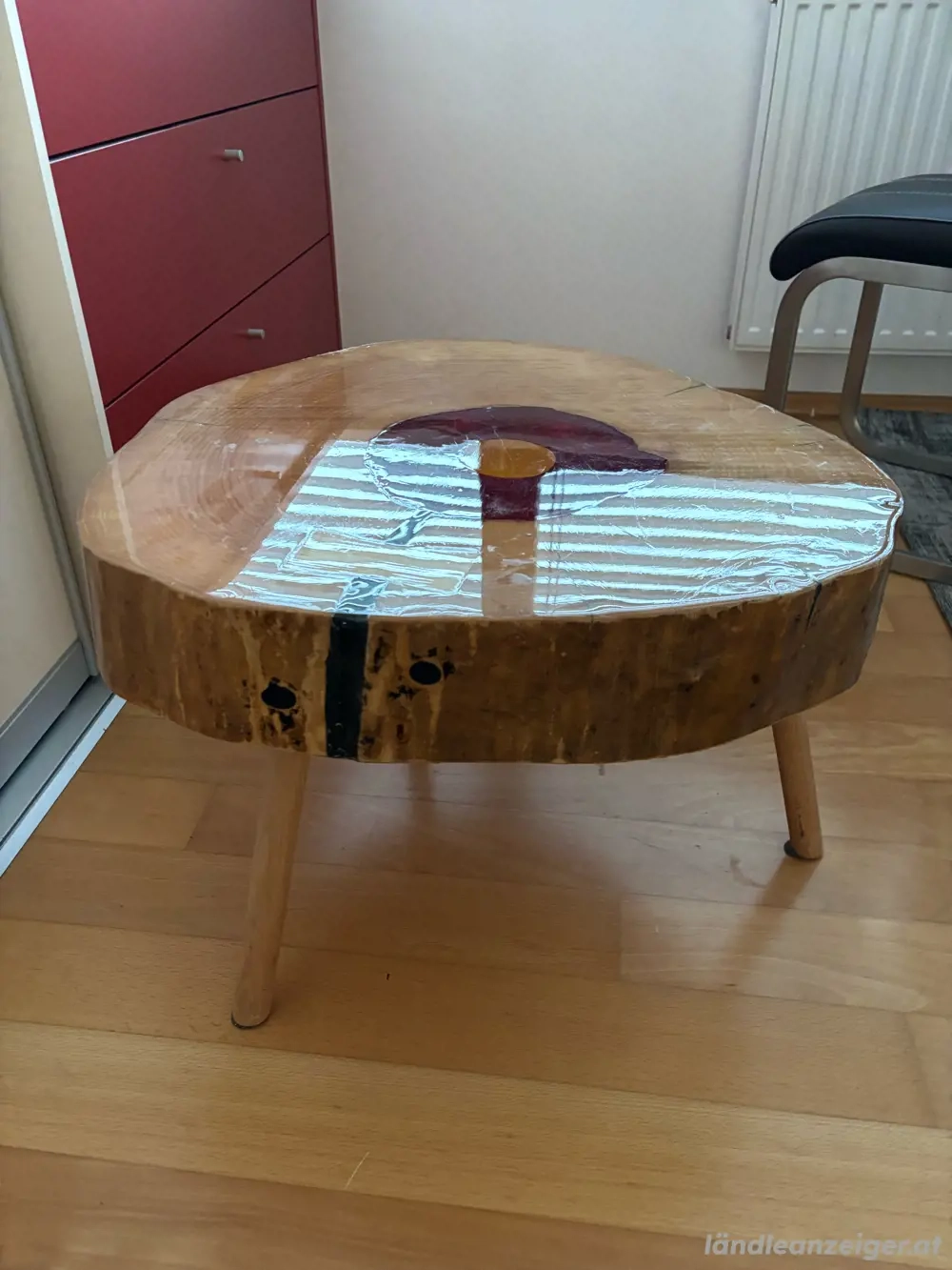 Beistelltisch Baumscheibe Epoxy