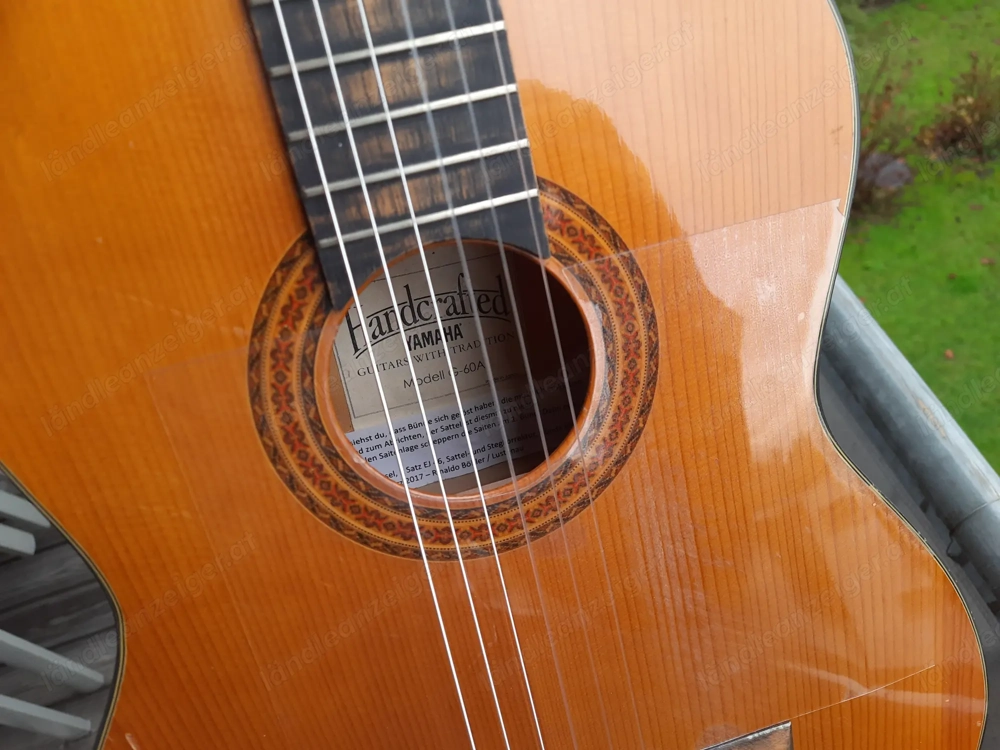 Yamaha G-60A "handcrafted" Klassikgitarre Nylonsaiten Vintage - techn.überholt