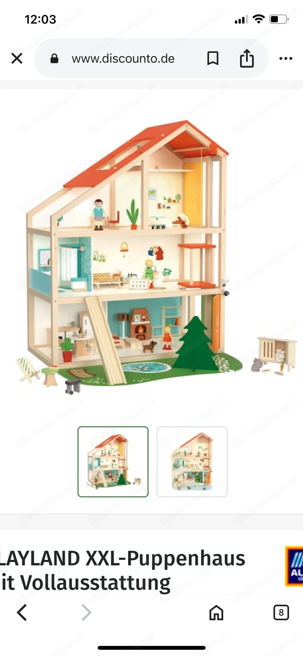  Puppenhaus   gut erhalten 