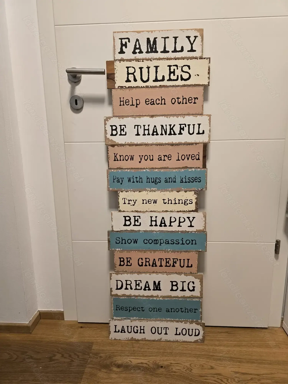 Bild, Wanddekoration - Family Rules 
