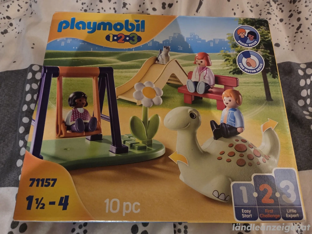 Playmobil 1 2 3 Spielplatz NEU