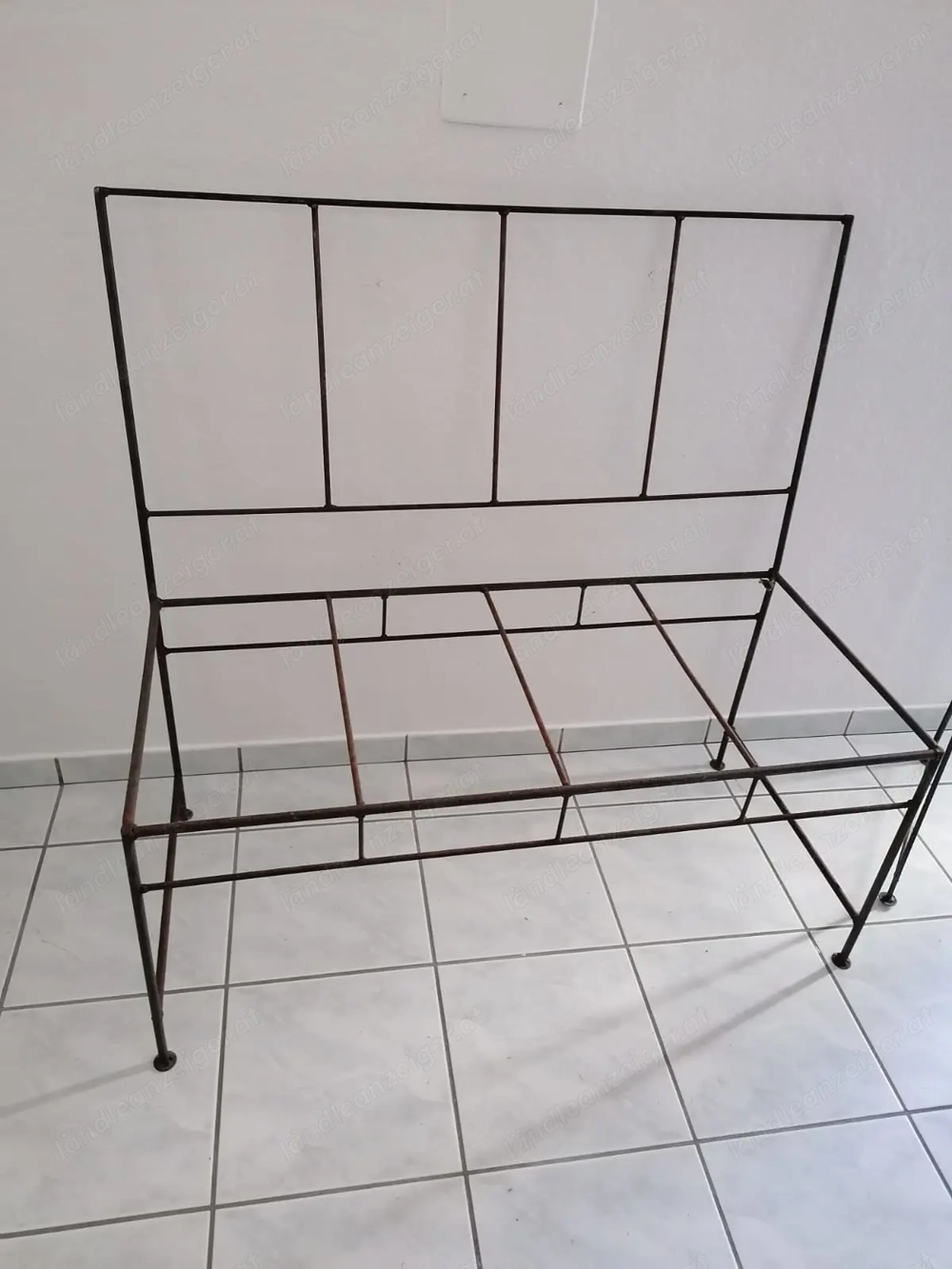 Gartenbank Gestell aus Eisen